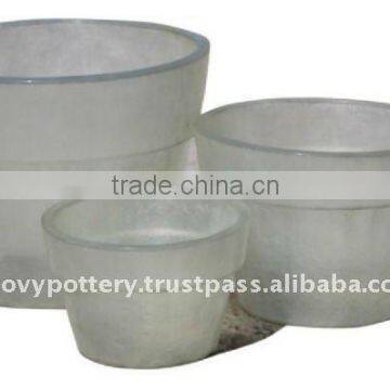 AAS Fiberglass lighting pot, fiberglass with light