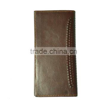 Hot Classic Long Wallet Design Genuine Leather Wallet for Men With Money Clip photo-2