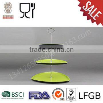 Triangle Pieces Shape Melamine Plate