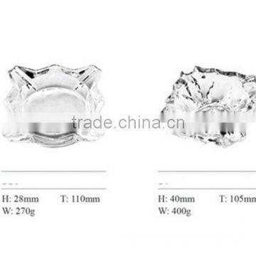 Top Quality Glass Ashtray Cigaratte Glass Ashtray