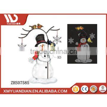 Wholesale Craft Supplies String Led Resin Christmas Ornaments Wholesale String Light With Snowflake Pole photo-6