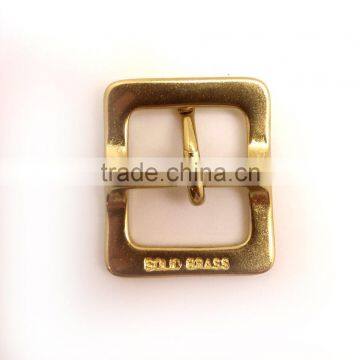Solid Brass Center Bar Buckle With One Prong, Polished Belt Buckle photo-4