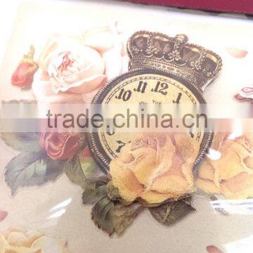 Antique Clock Style Sticker, Hot Sale 3D Decoupage Stickers, Craft Gift Sticker for Decoration photo-3