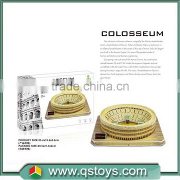 NEW ARRIVAL unique 3D building blocks of COLOSSEUM in color box