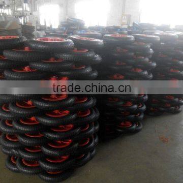 Cheap and Small Pneumatic Rubber Wheel 300-4,small Pneumatic Tires and Wheels for Wheelbarrow
