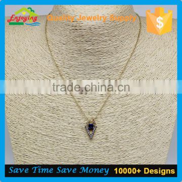 well made high quality polishing chunky layered charm clavicle chain necklaces jewelry with OEM or ODM service