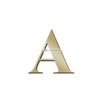 brass door furniture hardwares brass forging letters and numbers