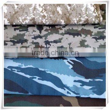 T/C polyester/cotton military camouflage ripstop uniform fabric