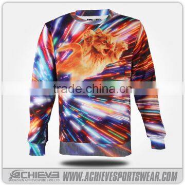 Sublimation Custom Cheap Wholesale Fashion Long Sleeve Sweater Designs for Kids