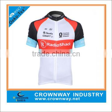 custom short sleeve pro team cycling clothing