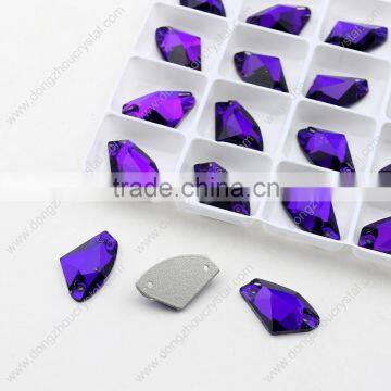 Special Colorful Sew on Crystals! Sewing Rhinestones on Bridal Dress/exquisite Accessories photo-6
