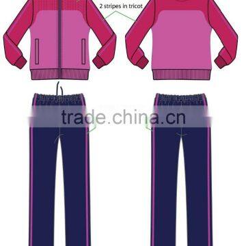 20,000 Sets STOCKLOTS Factory Sport Wear Suit Mens Women's 220g Polytricot Fabric Stocks