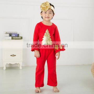 China Low Price Wholesale Chirstmas Sets With Top and Pants and Headband for Autumn Warmer photo-5