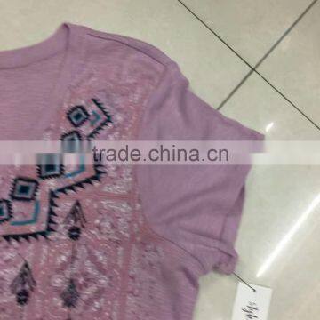 Women Cheap Print Branded Stock Tee photo-3