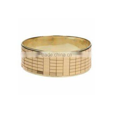 Brass Stud Bangle Bracelet