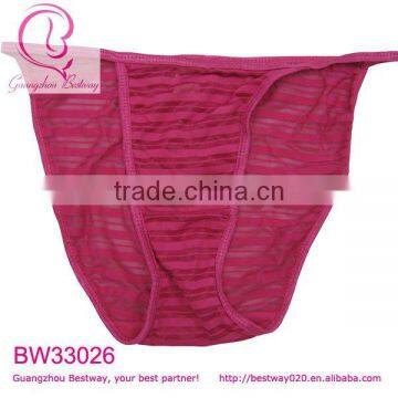 Hot sale sex red single string bikini from Guangzhou Bestway