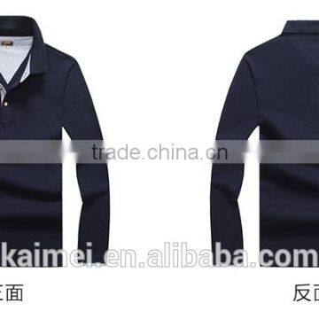 Wholesale High Quality Popular Latest Design Long Sleeve Polo Shirt photo-3