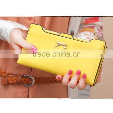 Korean Version of Sweet and Cute Bow Multi-Card Handbag Wallet Women photo-6