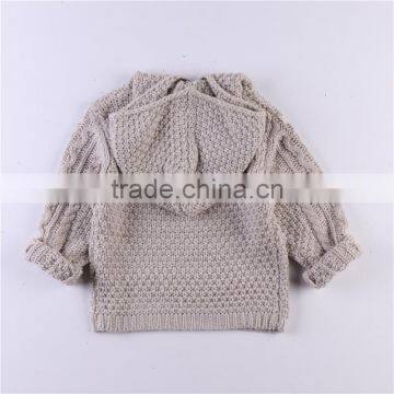 0-7 Years 2017 New Wholesale Autumn Cotton Knitted Full Sleeves Baby Boys Girls Sweaters (pick Size ) photo-2