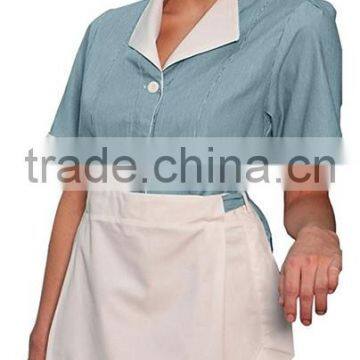 Cheap Wholesale Colours Hotel Uniforms Womens Housekeeping Staff Suit photo-6