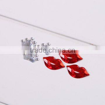 Beauty jewelry accessories resin sticker for decoration DIY mobile phone stickers Acrylic sticker