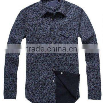 fashion printing cotton shirts trendy design
