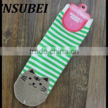 Cute Teen Girls Socks 3D Cat Socks Strip Socks photo-5