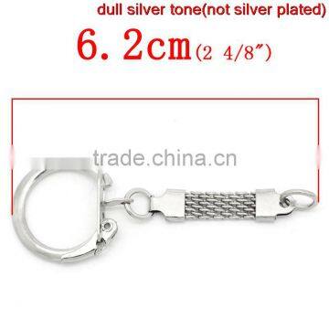 30Pcs/pack New Design Silver Tone Key Chains & Key Rings