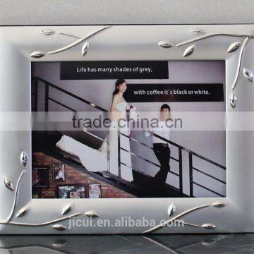 LEAF DESIGN SLIVER PLATING PHOTO FRAME photo-3