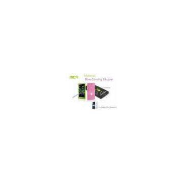 Pink / green Eco - Friendly Mofi Dow Corning Cell Phone Silicone Cases For Sony LT26i