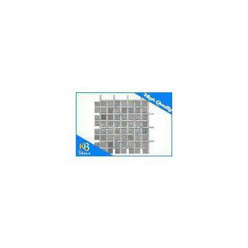 Polished Marble Mosaic Tiles Grey And White Stone Mosaic Flooring Tile for Wall Decoration