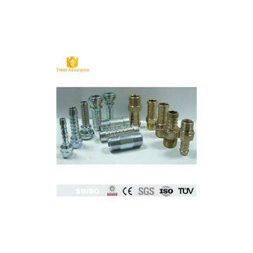 Brass Stainless Steel Male Round Straight Pneumatic Air Hose Fittings