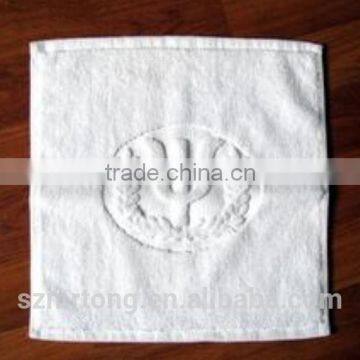 100% Cotton Terry Cloth Embossed Face Towel