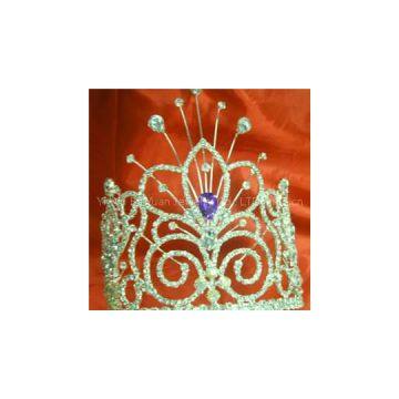 Rhinestone Costume Pageant Tiara Crown