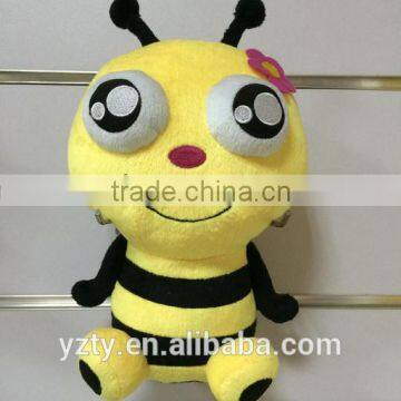 custom realistic carton style super soft toys bumble bee carton plush insect bee