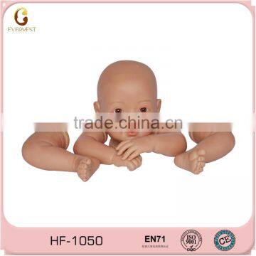 2017 new design OEM silicone vinyl baby doll kits wholesale