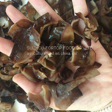 Factory Price Thin Dried White Back Black Wood Ear Fungus Mushroom Cubes (Dices) A Grade photo-3