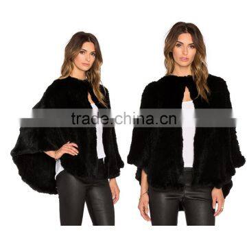 SJ429-01 Tongxiang Cheap Spring Winter Sexy Women Fur Shawl Ponchos