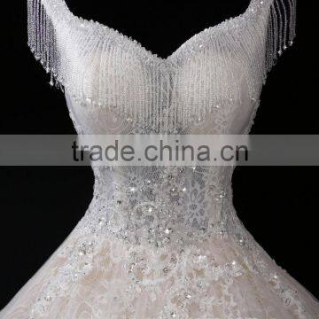 Wedding Gowns 2017 BridalNew Style Sweetheart Mermaid Chiffon Off-shoulder Mermaid Lace Wedding Dress A150 photo-5