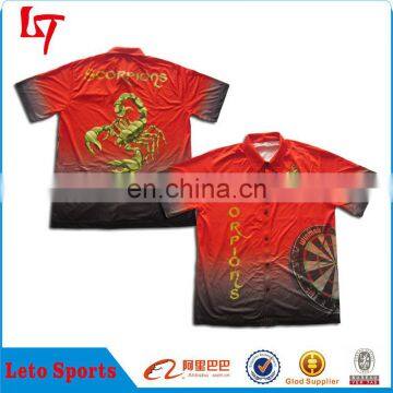 Dri fit customized sublimation red polo shirts/ Wholesale button down mens polo shirt