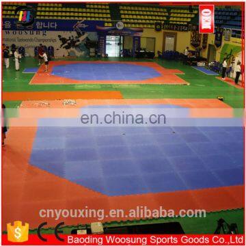 High quality non slip gym EVA foam competition octogon taekwondo mats