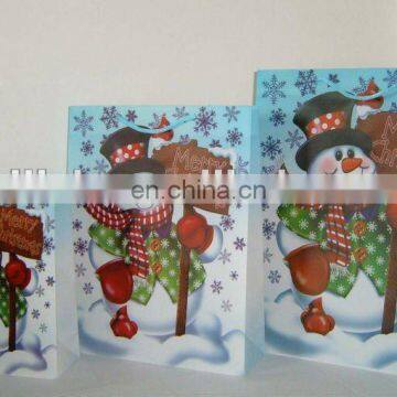 Plastic Christmas gift packaging bag