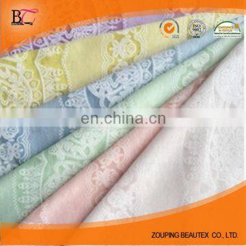 Burn flower knitting fabric printing