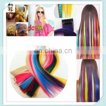 Cheap Girls Clip In Straight Wiglets Long Synthetic Hair Extensions HPC-0111