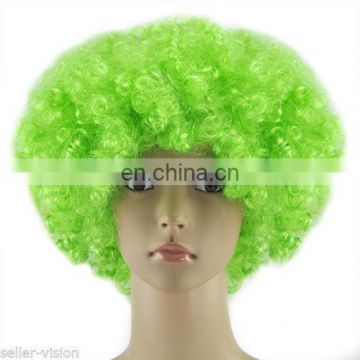 Afro clown green wig FGW-0040