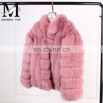 Wholesale High Quality Luxurious Fox Fur Coats Fashion Women Coat Italian Fox Fur Coats