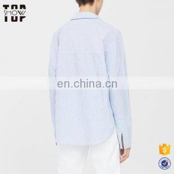 New Model Shirts 100% Cotton Oversize Dart Detail Cotton Shirt photo-4