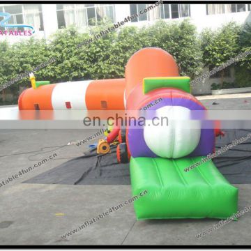 2011 top selling train inflatable obstacle course