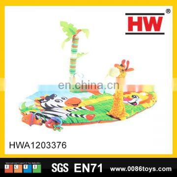 Hot selling cartoon play foldable toys the baby gym mat