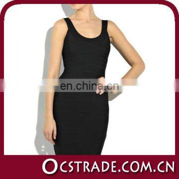 2014 new arrival black short oscar evening dress